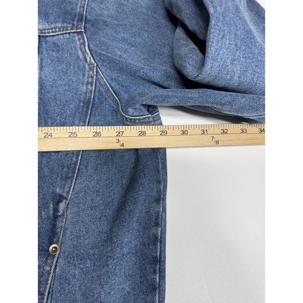 90s Riviera Hotel & Casino Denim Trucker Jacket Las Vegas Embroidered Size 2XL - Picture 6 of 10